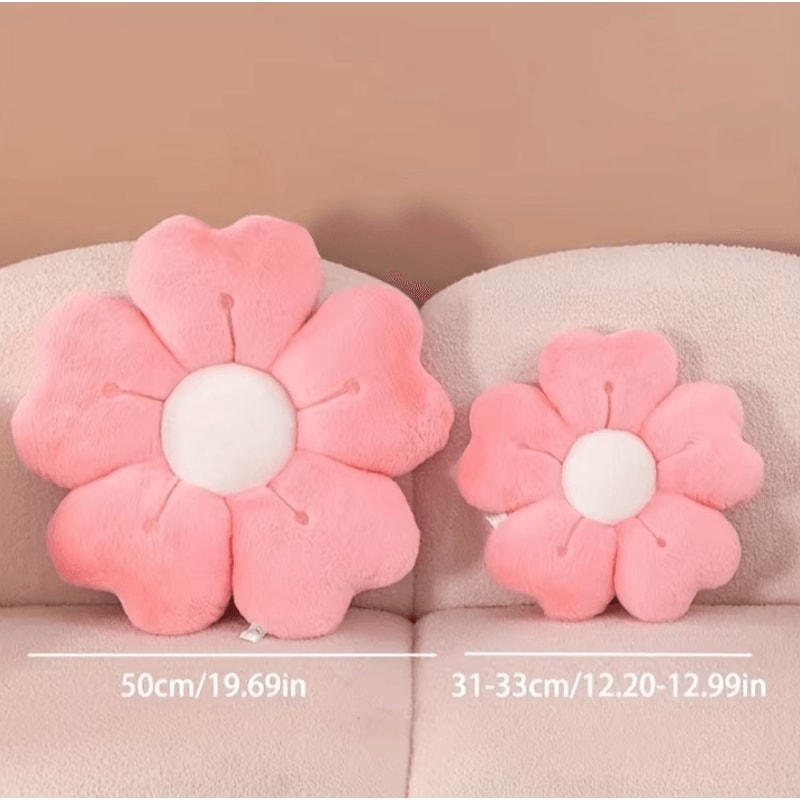 BloomSoft Plush Daisy Flower Pillow Cozy Decorative Cushion For Bed Sofa 3