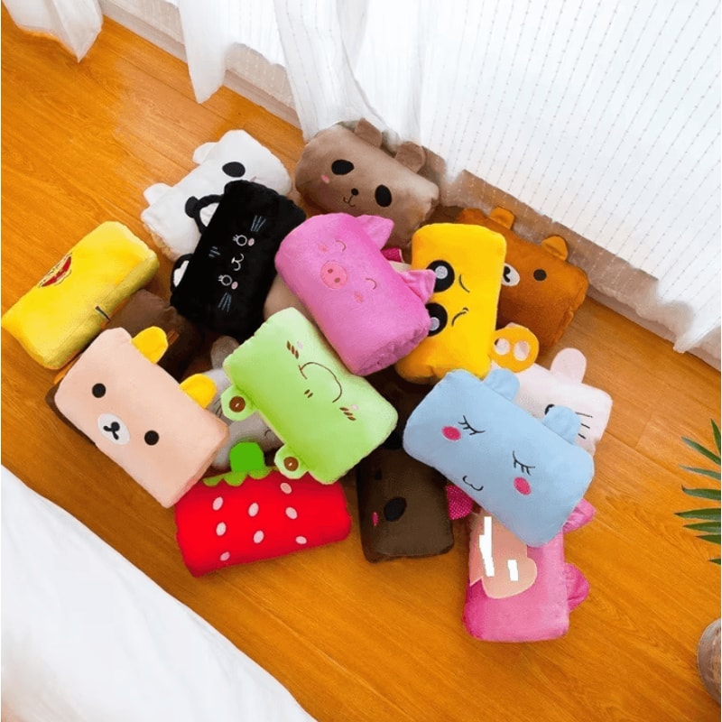 HeroNap Plush Arm Pillow Cute Cartoon HandWarmer Sleep Cushion For Kids 1