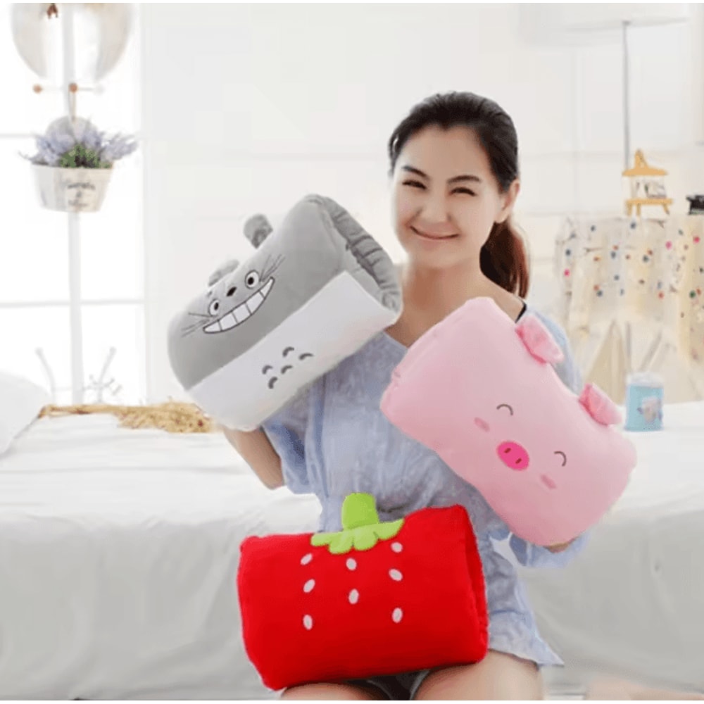 HeroNap Plush Arm Pillow Cute Cartoon HandWarmer Sleep Cushion For Kids 3