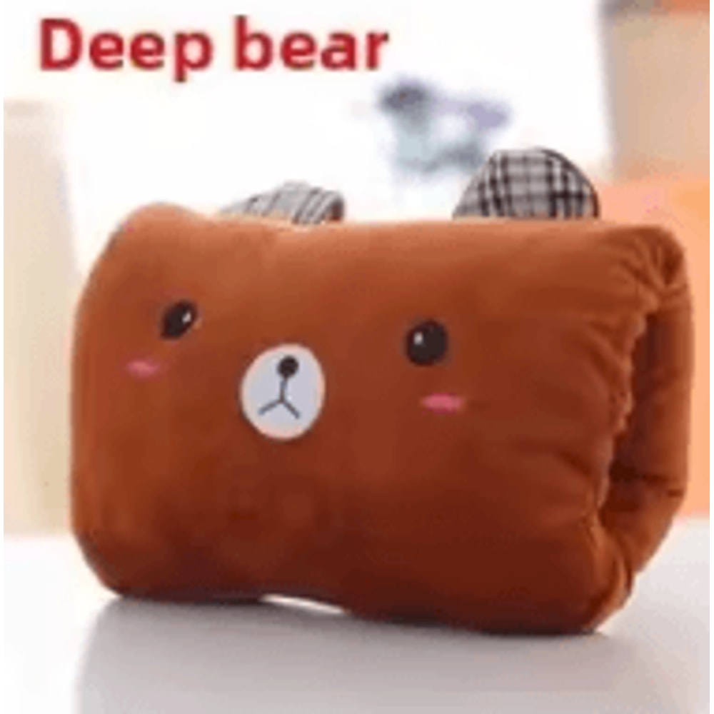 WarmHug Plush Hand Warming Nap Pillow Cute Travel Soft Cushion For Kids Home Comfort 12