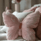 ButterflyCharm Plush Butterfly Shape Pillow Soft Pink Chair Bedside Cushion For Home Decor 5