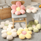 BlossomElite Plush Flower Cushion Pillow Pink SixPetal Seat Pillow For Bedroom Bay Window Decor 0