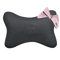 DiamondPink Plush Car Neck Pillow Cute Bow Auto Headrest Lumbar Support Cushion For Women 3