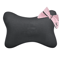 DiamondPink Plush Car Neck Pillow Cute Bow Auto Headrest Lumbar Support Cushion For Women 3