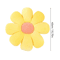 BlossomJoy Plush Flower Cushion Pillow 157 In Pink Daisy Seat Pillow For Kids Bedroom Bay Window 2