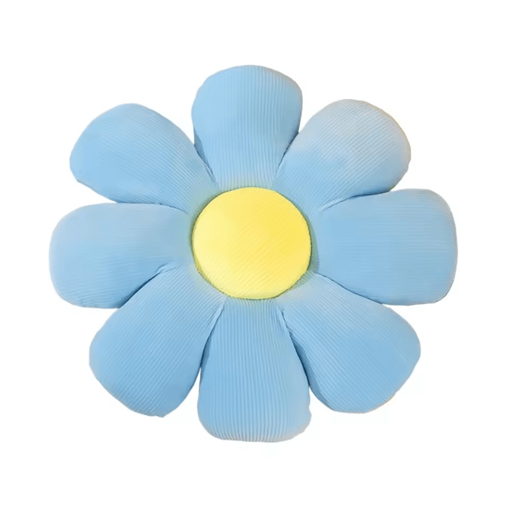 BlossomJoy Plush Flower Cushion Pillow 157 In Pink Daisy Seat Pillow For Kids Bedroom Bay Window 3