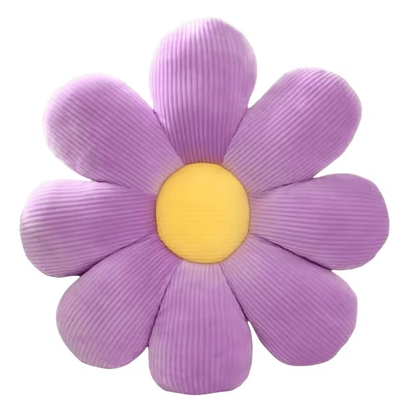 BlossomJoy Plush Flower Cushion Pillow 157 In Pink Daisy Seat Pillow For Kids Bedroom Bay Window 5