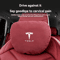 TeslaDrive Plush Car Neck Pillow Universal Headrest Support Cushion For Model 3YSX Interior Access 0