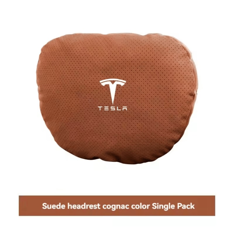 TeslaDrive Plush Car Neck Pillow Universal Headrest Support Cushion For Model 3YSX Interior Access 9