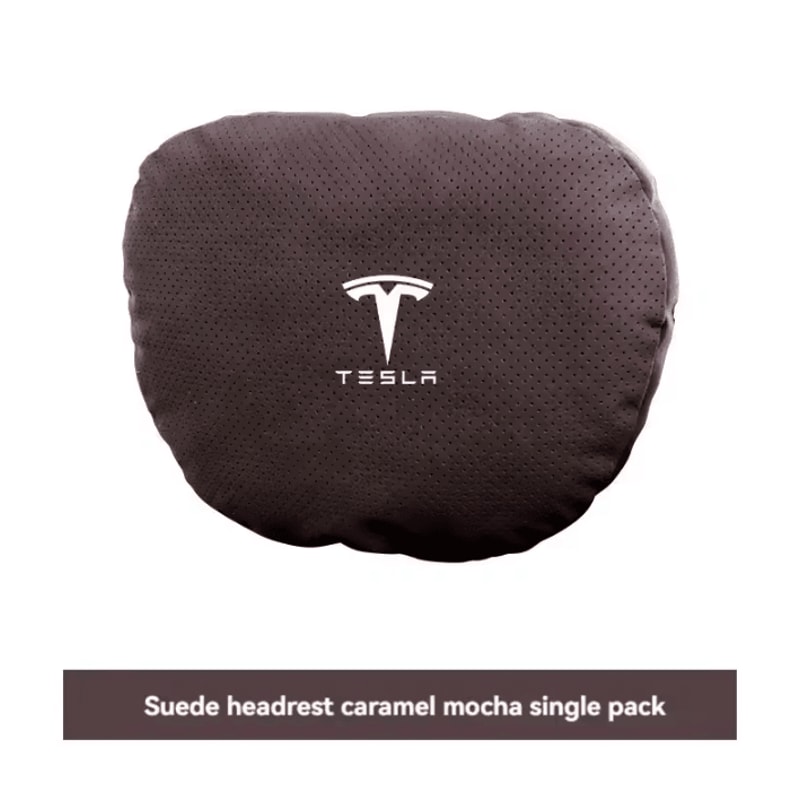 TeslaDrive Plush Car Neck Pillow Universal Headrest Support Cushion For Model 3YSX Interior Access 10