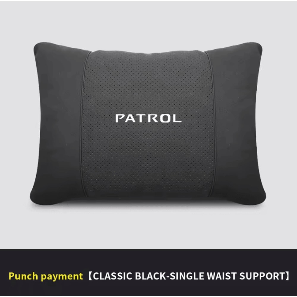 PatrolComfort 5Color Car Headrest Lumbar Pillow Soft Neck Waist Support Cushion For Nissan Patro 11