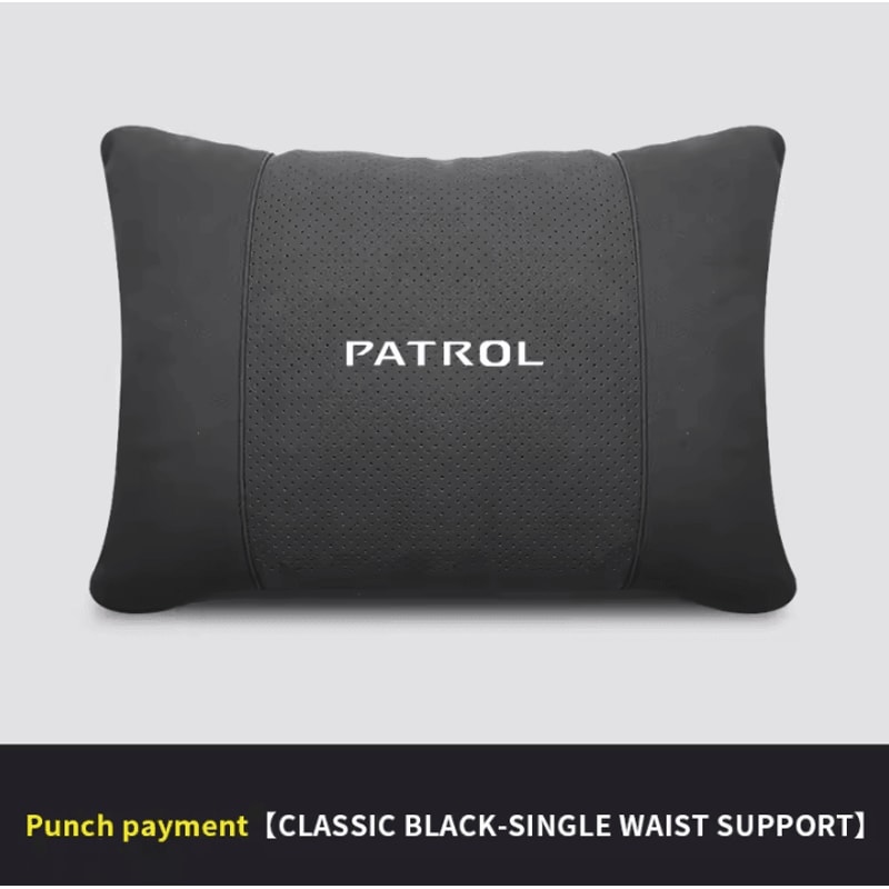 PatrolComfort 5Color Car Headrest Lumbar Pillow Soft Neck Waist Support Cushion For Nissan Patro 11