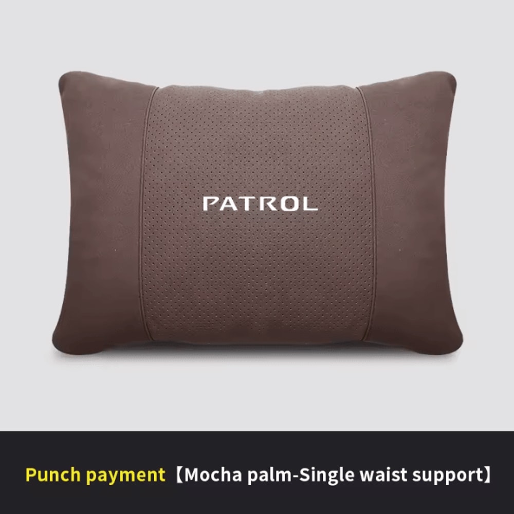 PatrolComfort 5Color Car Headrest Lumbar Pillow Soft Neck Waist Support Cushion For Nissan Patro 12