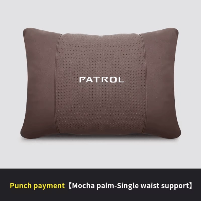 PatrolComfort 5Color Car Headrest Lumbar Pillow Soft Neck Waist Support Cushion For Nissan Patro 12