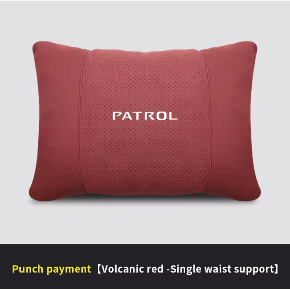 PatrolComfort 5Color Car Headrest Lumbar Pillow Soft Neck Waist Support Cushion For Nissan Patro 13