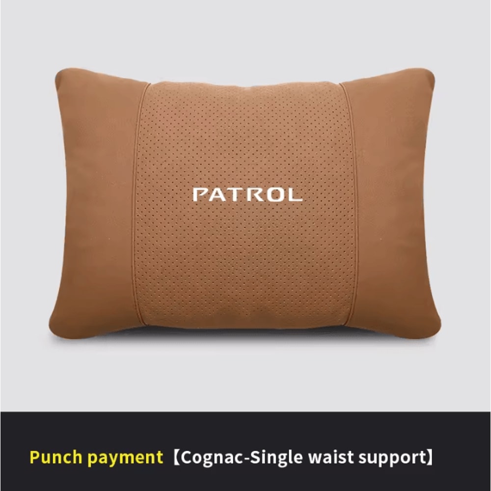 PatrolComfort 5Color Car Headrest Lumbar Pillow Soft Neck Waist Support Cushion For Nissan Patro 14