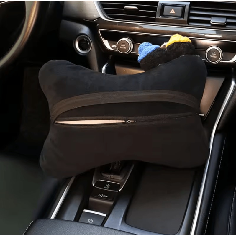 HeartRide Plush Car Neck Pillow Cute Red Lover Hearts Headrest Support Cushion For Women 3