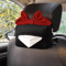 BowRide Plush Car Neck Pillow Cute Red Bowknot Headrest Seatbelt Support Cushion For Women 6