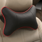 RoadShield PU Leather Car Neck Pillow Universal Headrest Backrest Support Cushion 2