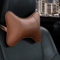 RoadShield PU Leather Car Neck Pillow Universal Headrest Backrest Support Cushion 3