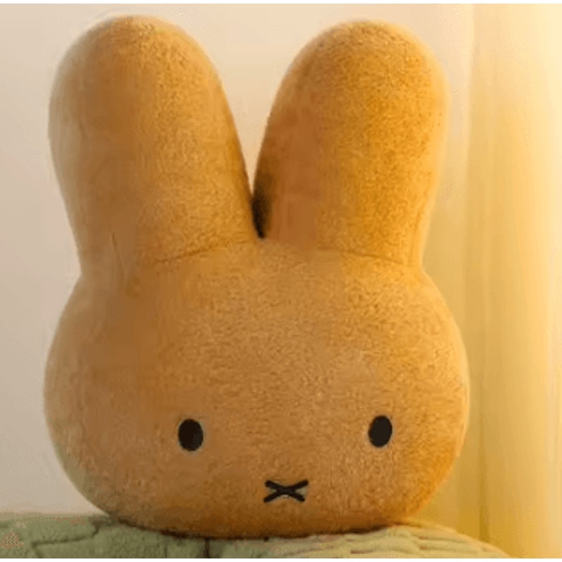 JoyfulHug Plush Heart Rabbit Cushion Red Check Velvet Throw Pillow For Sofa Office 7