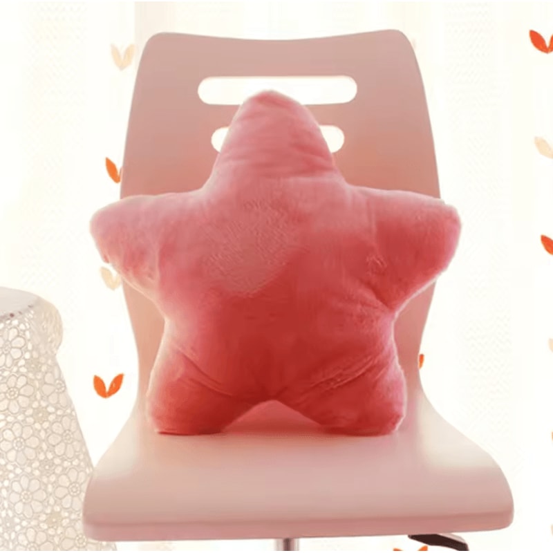 StarGlow Plush FivePointed Star Pillow157 Inches Soft Yellow Pink Red Decorative Cushion For Sofa 6