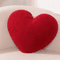 LovePulse Plush Heart Shape Throw Pillow Red Romantic Cushion For Sofa Bed Home Decor 5