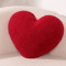 LovePulse Plush Heart Shape Throw Pillow Red Romantic Cushion For Sofa Bed Home Decor 5