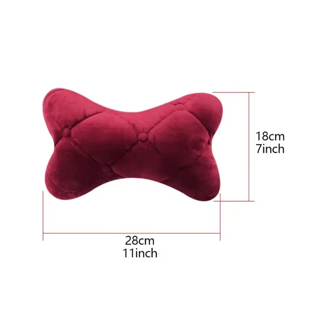 ComfortDrive Memory Car Neck Pillow Breathable Velvet Headrest Support Cushion For Seat Sleep 3