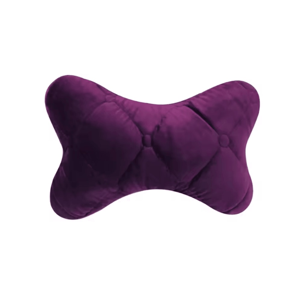 ComfortDrive Memory Car Neck Pillow Breathable Velvet Headrest Support Cushion For Seat Sleep 7