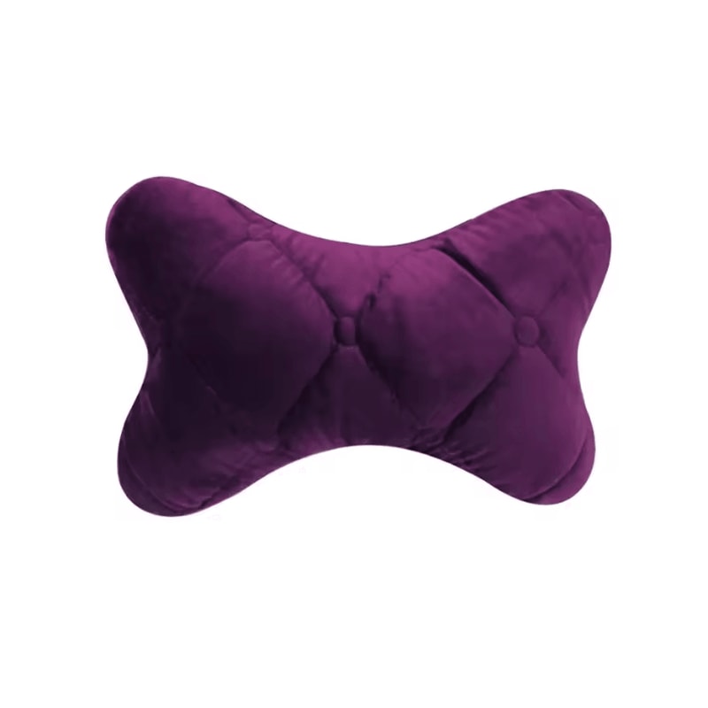 ComfortDrive Memory Car Neck Pillow Breathable Velvet Headrest Support Cushion For Seat Sleep 7