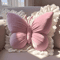 FlutterCharm Princess Butterfly Pillow 217 By 197 In Pink Bow Decorative Sofa Bed Cushion 1