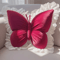 FlutterCharm Princess Butterfly Pillow 217 By 197 In Pink Bow Decorative Sofa Bed Cushion 5