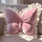 FlutterCharm Princess Butterfly Pillow 217 By 197 In Pink Bow Decorative Sofa Bed Cushion 7