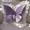 FlutterCharm Princess Butterfly Pillow 217 By 197 In Pink Bow Decorative Sofa Bed Cushion 8