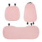 FrostEase Winter Plush Car Seat Cushion Thickened Short Velvet Pink Auto Warm Seat Pad 5