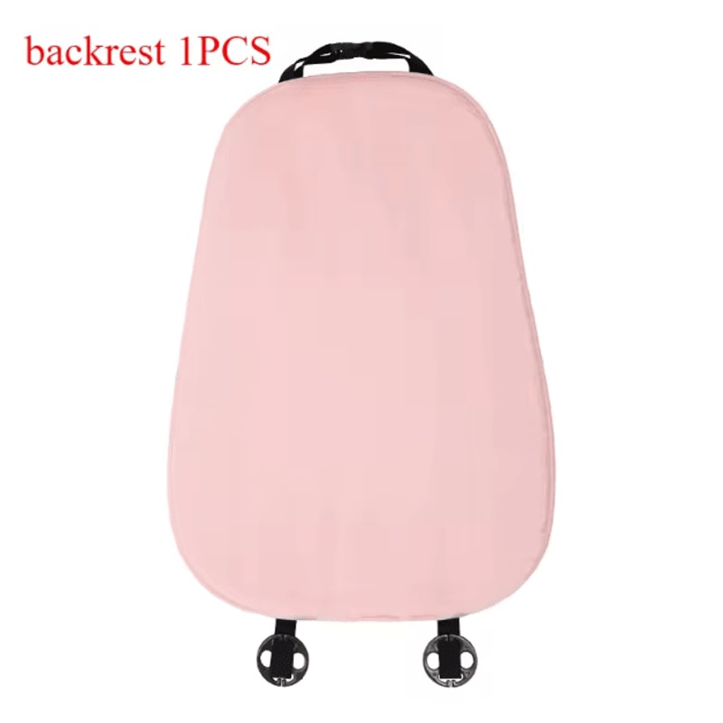 FrostEase Winter Plush Car Seat Cushion Thickened Short Velvet Pink Auto Warm Seat Pad 7