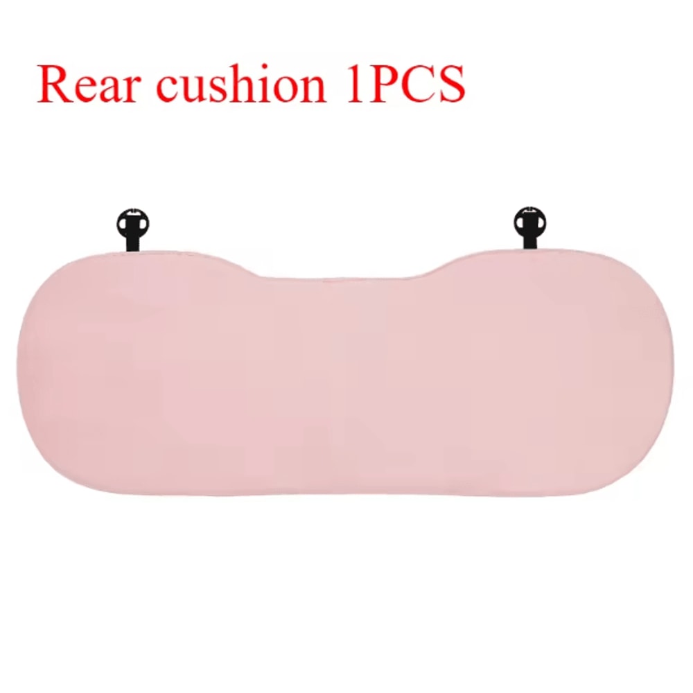 FrostEase Winter Plush Car Seat Cushion Thickened Short Velvet Pink Auto Warm Seat Pad 8