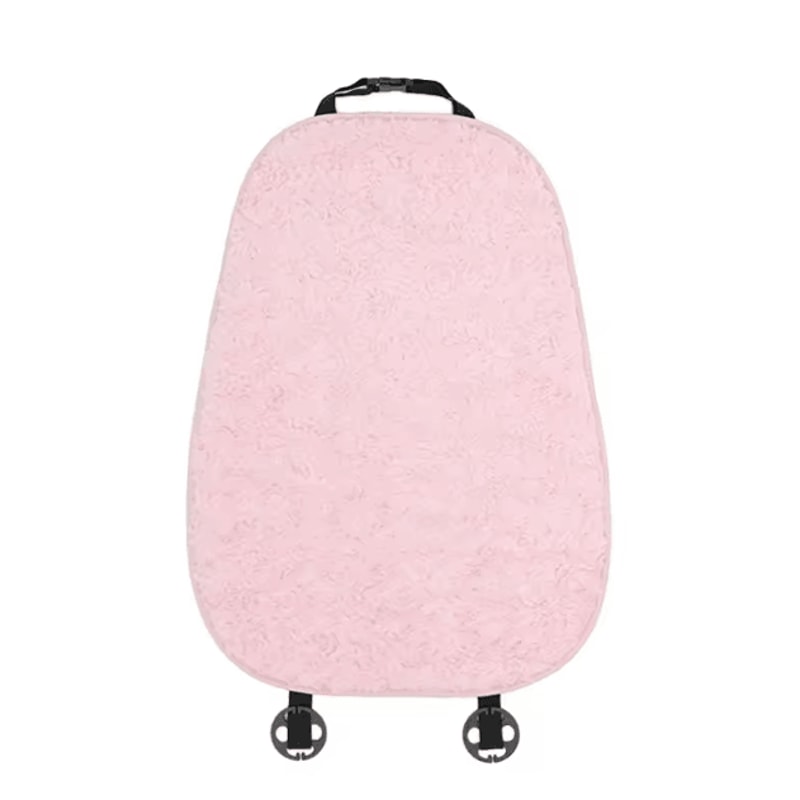 RoseWarm Autumn Winter Plush Car Seat Cushion Universal Soft Pink Warm Plush Car Pad 6