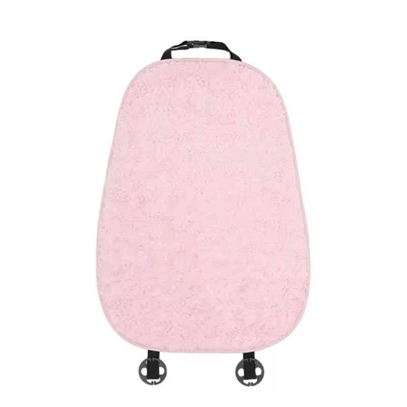 RoseWarm Plush Car Seat Cushion Universal Warm Pink Autumn Winter Comfort Pad 6