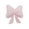FluffEase Pink Bow Rabbit Fur Sofa Pillow Plush Car Seat Cushion Backrest Support 3