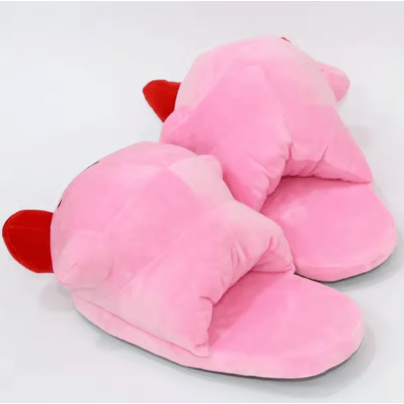 KirbyDream Anime Slippers 138165 In Womens Kawaii Winter Warm Indoor Soft Cartoon Bedroom Shoes 3