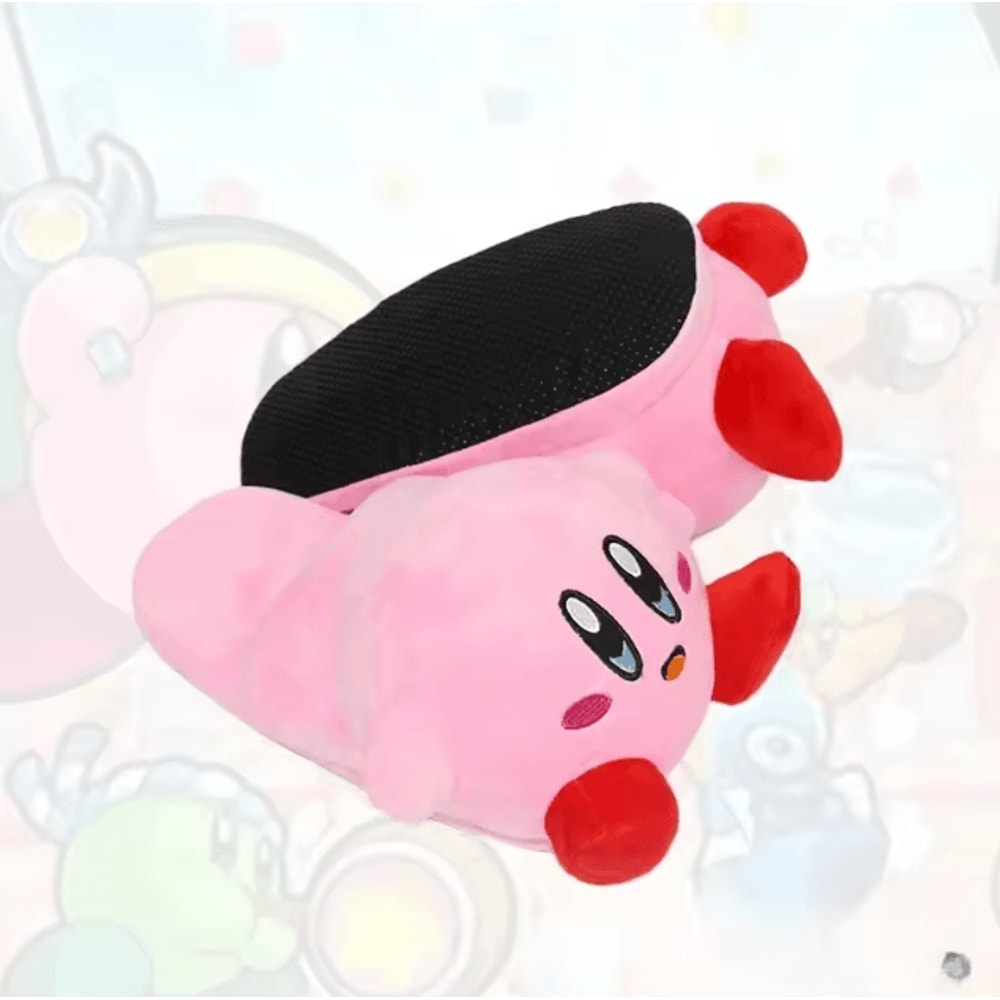KirbyDream Anime Slippers 138165 In Womens Kawaii Winter Warm Indoor Soft Cartoon Bedroom Shoes 4