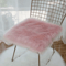RosePlush Square Seat Cushion Pad Pink Breathable Plush Chair Floor Mat For Sofa Bedroom Bay Win 2
