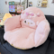 SweetPiano Plush Seat Cushion Kawaii Pink Full Coverage Soft Fluffy Chair Sofa Mat 2