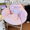 SweetPiano Plush Seat Cushion Kawaii Pink Full Coverage Soft Fluffy Chair Sofa Mat 4