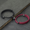 HeartLink Magnetic Couple Bracelets Set Adjustable Matching Macrame Heart Bracelets For Him Her 8