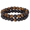 XQNI Natural Stone Couple Bracelets Set 2 Pcs Yoga Bead Distance Bracelets With Gift Box 10
