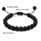 ElementGuard 8mm Natural Tiger Eye Beaded Bracelet Adjustable Volcanic Stone Howlite Onyx Wristle 4