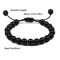 ElementGuard 8mm Natural Tiger Eye Beaded Bracelet Adjustable Volcanic Stone Howlite Onyx Wristle 4